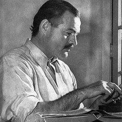 Portrait of Ernest Hemingway